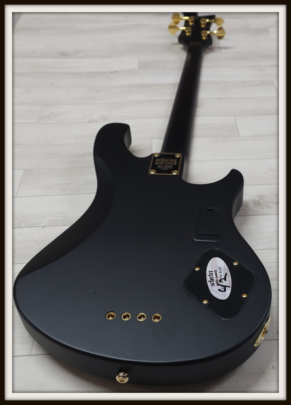 Schecter Johnny Christ Signature, Satin Black, Linkshänder